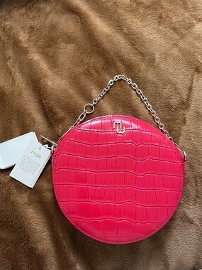 Maje Red Circle Shape Bag NWT